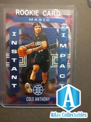 2020-21 PANINI ILLUSIONS COLE ANTHONY INSTANT IMPACT #24 NM